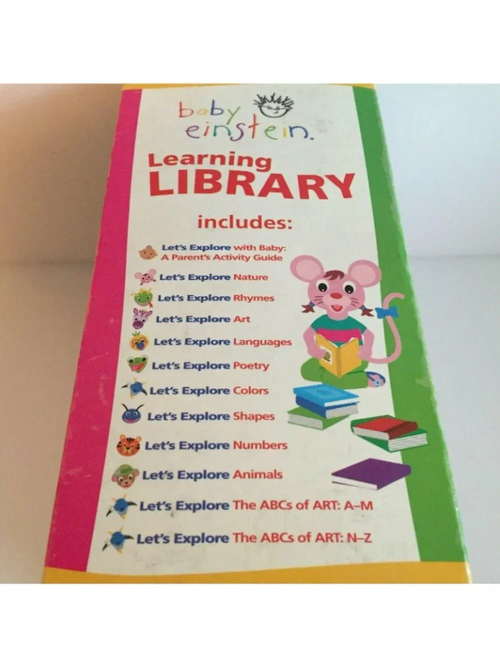 Baby Einsten Learning Library Box Set 12 Books Explore Numbers Colors Shapes Art